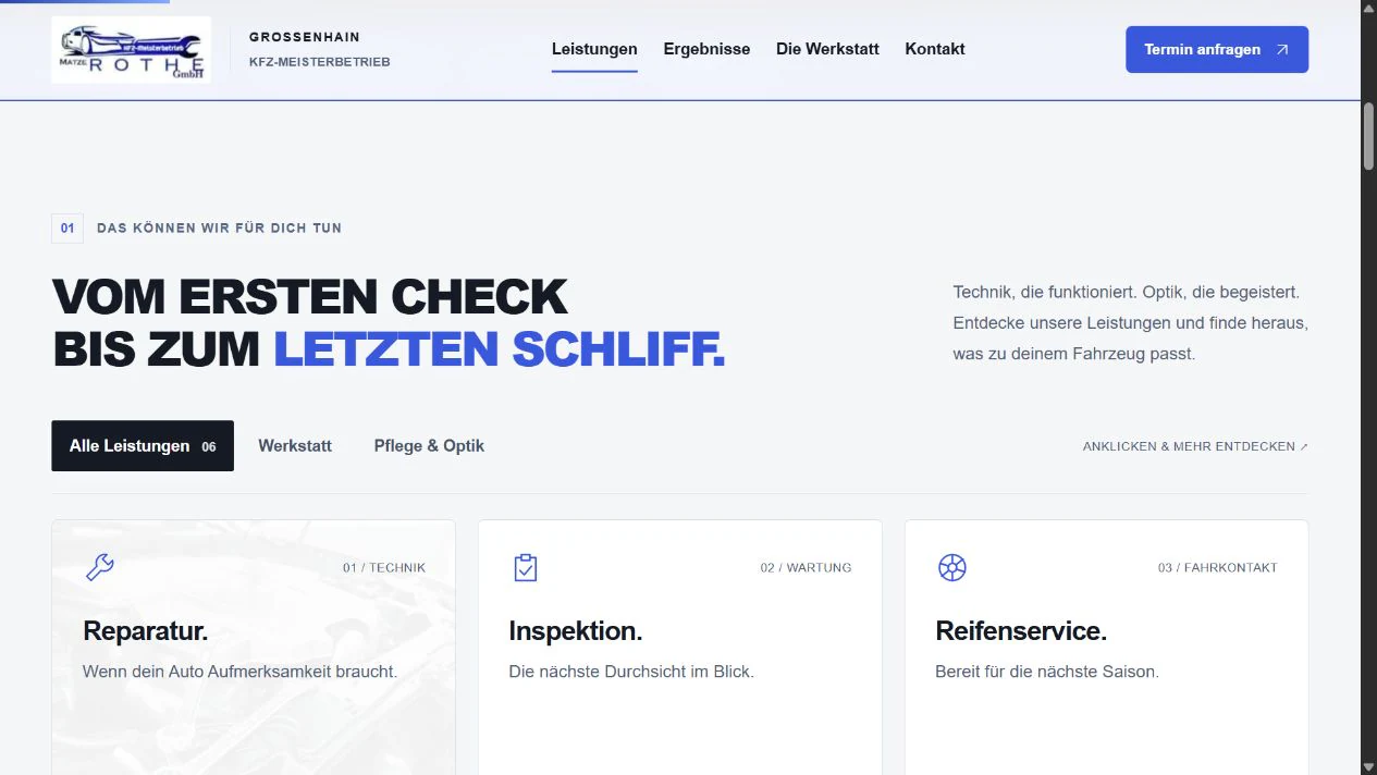 Matze Rothe – dokumentierte Leistungsübersicht